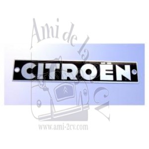 Monogramme de pare-chocs arrière Citroën Traction