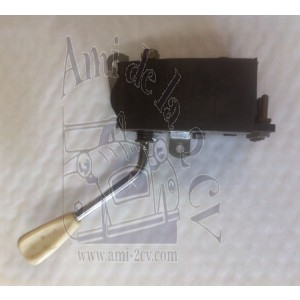 Commodo de clignotant Ami 6  6 volts avec bouton blanc AXO 570 