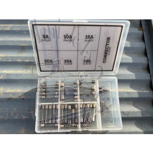 Coffret de 36  fusibles en verre spécifiques Citroën