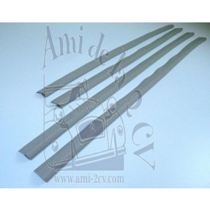 Jeu de 4 caoutchouc gris de seuil de porte DS