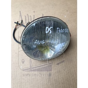 Optique de phare bi iode DS entre 1971 et 1972 S E V