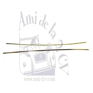 Jeu de moulures d' aile arrière inférieures  DS