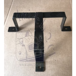 Support de bidon d'huile 2 litres en acier peint en noir