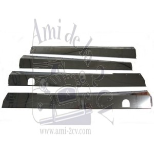 Tôles de finition de bas caisse  en inox DS break