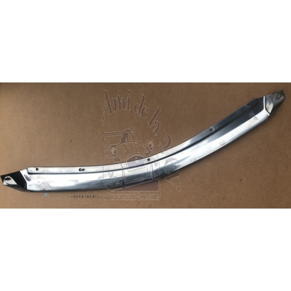 Lame Centrale De Pare-choc Avant Pour Renault 10 (Alpine) - Chrome - Neuf Origine NOS - Made In France