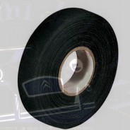 Ruban isolant autocollant en tresse coton noire pour refaire les faisceaux électriques