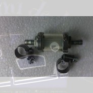 Petit filtre à essence acier pour durite 6 mm vendu avec les 2 colliers