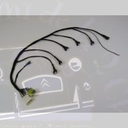 Faisceau électrique 2 x 6 connections DS injection avant 1973